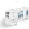 Linx Corporation Linx Doce Sonho Baby Crib and Corner Chest of Drawers Photo