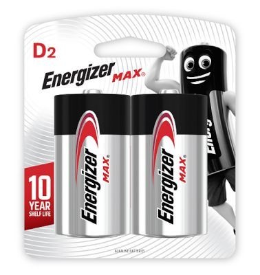 Photo of Energizer MAX Alkaline D E95 Card