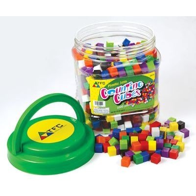 Teachers First Choice Cubes 1cm Counting Plastic