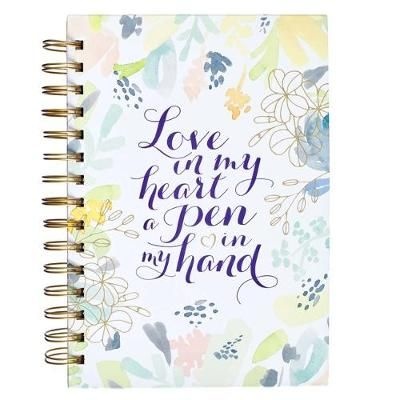 Photo of Christian Art Gifts Inc Love In My Heart A Pen In My Hand Large Journal