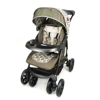 Photo of Chelino Coyote 3 Position Travel System With Car Seat - Brown Circles