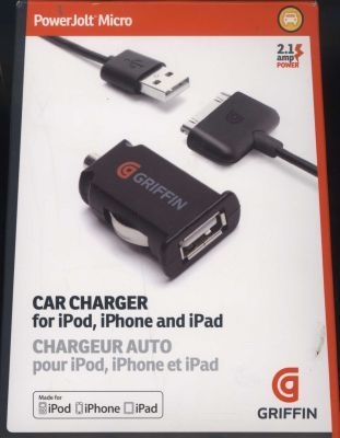 Photo of Griffin Powerjolt Micro Car Charger for iPod iPhone iPad and USB Devices
