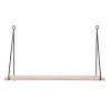 Haus Republik Paulownia Tomentosa Wooden Shelf with Metal Hangers Photo