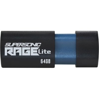 Photo of Patriot Memory Supersonic Rage Lite USB flash drive 64GB Type-A 3.2 Gen 1 (3.1 Black Blue 11 g