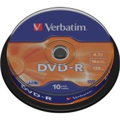 Photo of Verbatim AZO 16x DVD-R 10 Pack on Spindle