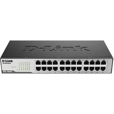 Photo of D Link D-Link 24-port UTP 10/100Mbps Auto-sensing; Stand-alone; Unmanaged