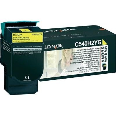 Photo of Lexmark Yellow High Yield Toner Cartridge