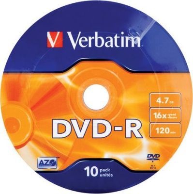 Photo of Verbatim DVD-R Matt Silver 16x on Spindle