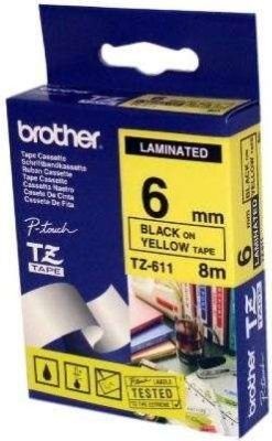 Photo of Brother TZ-611 P-Touch Laminated Tape