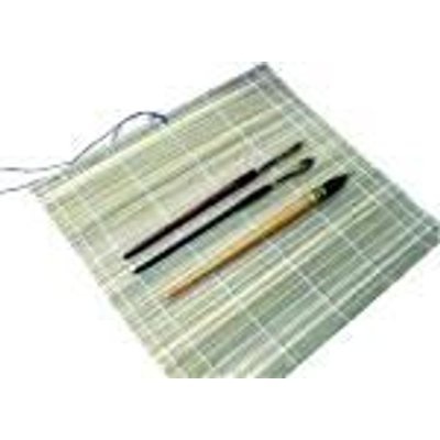 Photo of Essentials Studio Chinese Painting - Bamboo Roll Up Brush Mat