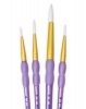 Royal Brush White Taklon Round Brush Set Photo