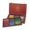 Caran Dache Neocolor 2 Artists Watercolour Crayons - 84" A Wooden Box Photo