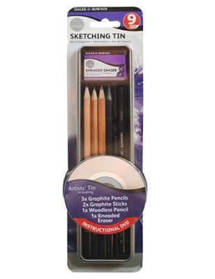 Photo of Daler Rowney DR. Simply Pencil Sketching Set in Tin