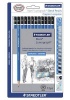 Staedtler Mars Lumograph Sketching Pencils in Metal Tin Softlead Pencils Photo