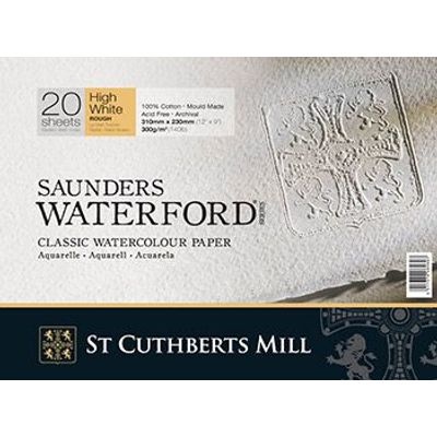 Photo of Saunders Waterford High White Waterford Paper Block