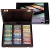 Rembrandt Talens Soft Pastel 45 Landscape Wooden Box Set Photo