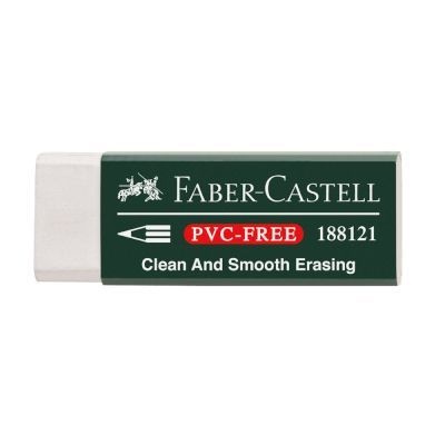 Photo of Faber Castell Faber-Castell PVC-Free White Vinyl Eraser with Sleeve