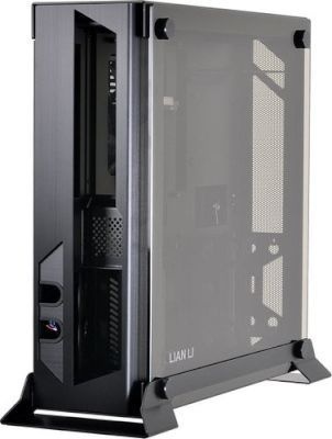 Photo of Lian Li Lian-li PC-O5 Slim Wall-Mountable Open-to-Air Case with Tempered Glass Side Panel