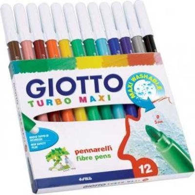 Photo of Giotto Turbo Maxi Felt Tip Pens