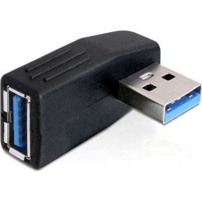 Photo of DeLOCK 65341 cable gender changer USB 3.0 Black Adapter male-female angled 90° horizontal