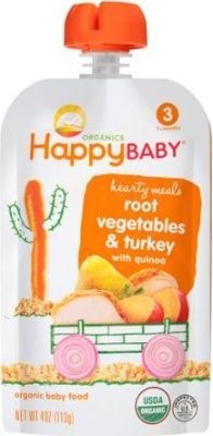 Photo of Happy Baby Organic Baby Food S3 Hearty Meals - Root Vegetables and Turkey with Quinoa