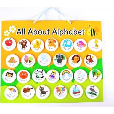 Photo of My Kids Magnet All About Alphabet Magnetic Board