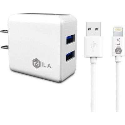 Photo of Port Designs Port Dual USB Wall Charger with Lightning Cable