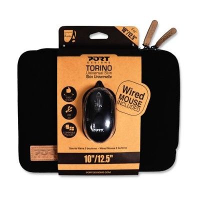 Photo of Port Design Port Designs Torino Skin Sleeve and Mouse for 13" Notebooks