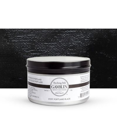 Photo of Gamblin Etching Ink - Stiff Portland Black