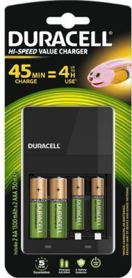 Photo of Duracell CEF14 Household battery AC 2xAA 1300mAh 2x AAA 750mAh LED 207g