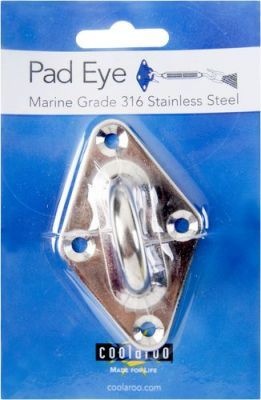Photo of Coolaroo Pad Eye Marine Grade 316 Stainless Steel