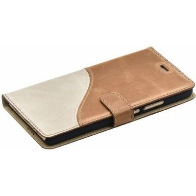 Photo of Tellur Book Case Genuine Leather Wave for Huawei P9 Lite Brown&White