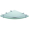 Wildberry Corner Glass Shelf with Rail Photo