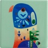 Maxwell Williams Maxwell & Williams Pete Cromer Ceramic Square Tile Coaster - Lorikeet Photo