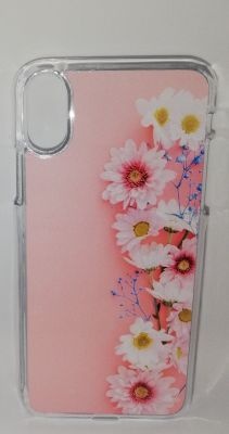 Photo of Lali and Me iPhone X Cell Phone Cover - Pink Daisy