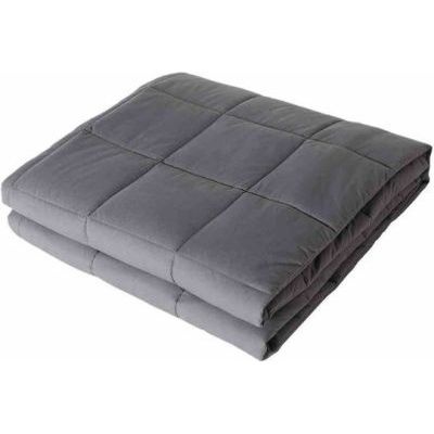 Somnia Luxury Full Size Bed Gravity 7kg Weighted Blanket Grey