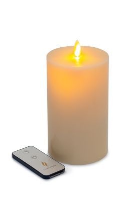 Photo of Luminara LED wax pillar candle flat top