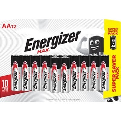 Photo of Energizer E91BP12T 1.5v MAX Alkaline AA Battery Card 12