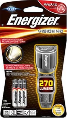 Photo of Energizer Vision HD Metal Flashlight incl. 3x AAA