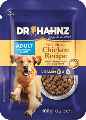 Photo of Dr Hahnz Dog Food Pouch with Classic Chicken Recipe