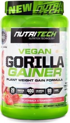 Photo of NUTRITECH Vegan Gorilla Gainer - Silverback Strawberry Flavour
