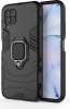 CellTime Huawei P40 Lite Shockproof Black Panther Magnetic Ring Stand Cover - Red Photo