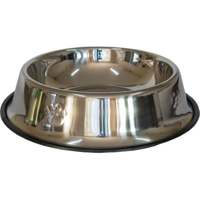 Photo of Grovida Stainless Steel Embossed Dog Bowl