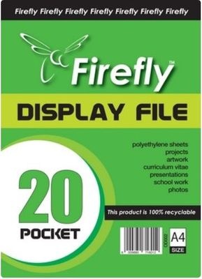 Photo of Firefly A4 Pocket File Display Book