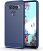 CellTime LG G8s ThinQ Shockproof Carbon Fiber Design Cover Red Photo