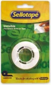 Photo of Sellotape Invisible Permanent Write-On Tape Refill