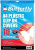 Butterfly A4 80 Micron Slip-on Clear Plastic Book Covers Photo