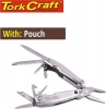 Tork Craft Multitool Silver With Led Light & Nylon Pouch In Blister Photo