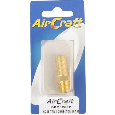 Photo of Aircraft Hose Tail Connector Brass