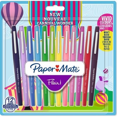 Photo of Paper Mate Flair Carnival Felt Tip Pens - Medium 0.7mm